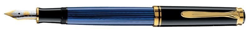 Перьевая ручка Pelikan Souveraen M 400, Black-Blue GT 