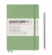 Записная книжка Leuchtturm А5 (в линейку), 123 стр., мягкая обложка, пастельно-зеленая