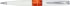 Шариковая ручка Pierre Cardin Libra белый лак, оранжевая вставка из акрила