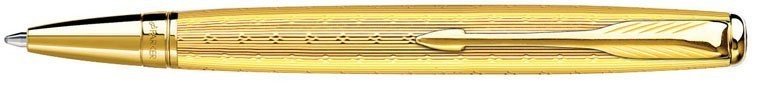 Шариковая ручка Parker Sonnet Chiselled Mono K332, Golden GT