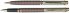 Набор: ручка шариковая и роллер Pierre Cardin Pen and Pen матовый коричневый, серебристый