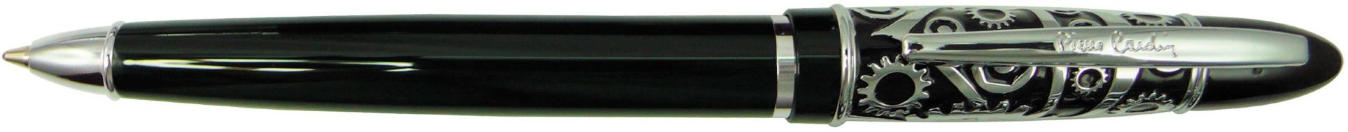 Шариковая ручка Pierre Cardin Espace черный лак, гравировка механизм