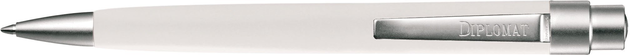 Шариковая ручка Diplomat Magnum Soft Touch White