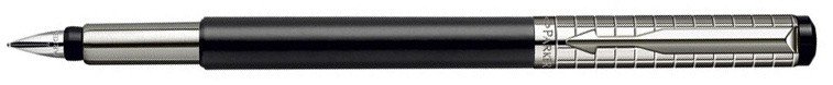 Перьевая ручка Parker Vector Premium F181, Satin Black SS Chiseled CT