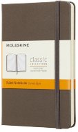 Блокнот Moleskine CLASSIC Pocket, линейка, коричневый
