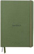 Записная книжка Rhodiarama Goalbook Creation в твердой обложке, A5, без линовки, 200 г, Sage зеленый