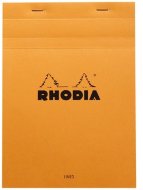 Блокнот Rhodia Basics №16, A5, линейка, 80 г, оранжевый