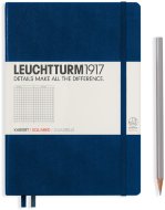 Записная книжка Leuchtturm A5 (в клетку) 251 стр., твердая обложка, темно-синяя