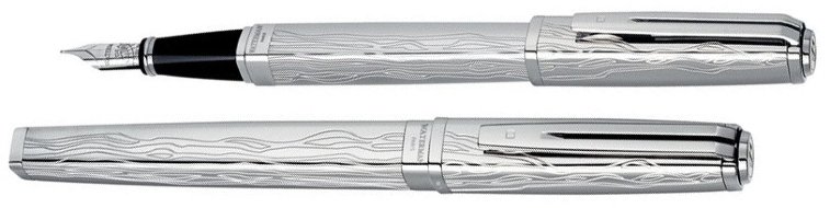 Перьевая ручка Waterman Exception, The Marks of Time - Sterling Silver
