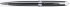 Шариковая ручка Pierre Cardin Progress черный лак, корпус полосатый хром