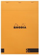 Блокнот Rhodia Basics "le R" №18, A4, без линовки, 90 г, оранжевый
