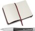 Подарочный набор: блокнот и ручка шариковая Parker Urban Premium K204, Ebony Metal Chiselled