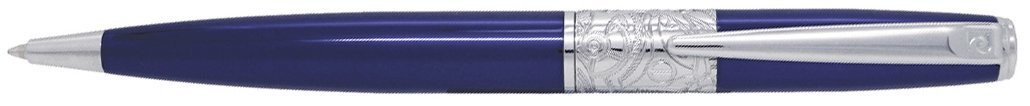 Шариковая ручка Pierre Cardin Baron, синий лак, хром
