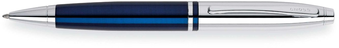 Шариковая ручка Cross Calais, Chrome/Blue