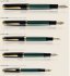 Перьевая ручка Pelikan Souveraen M 1000, черный/зеленый, подарочная коробка