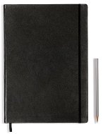 Записная книжка Leuchtturm Master A4+ (нелинованная), 235 стр., твердая обложка, черная
