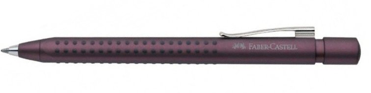 Ручка шариковая Faber-Castell Grip 2011 (144176) коричневый металлик
