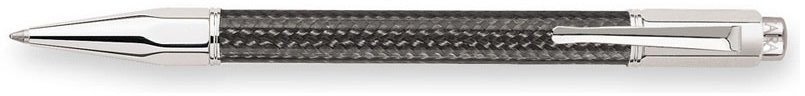 Шариковая ручка Caran d’Ache Varius Carbon 3000 Silver Plated Rhodium