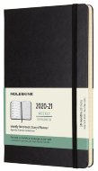 Еженедельник Moleskine ACADEMIC WKNT Large, датированный на 18 месяцев, черный