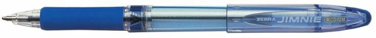 Ручки шариковые Zebra JIMNIE 1мм, синие чернила (12 штук)