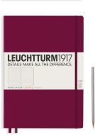 Записная книжка Leuchtturm Master Slim А4+ (в точку), 123 стр., твердая обложка, винный