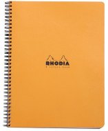 Тетрадь Rhodia 4 Colors Book на спирали, A4+, клетка, с разделителями, 80 г, черный