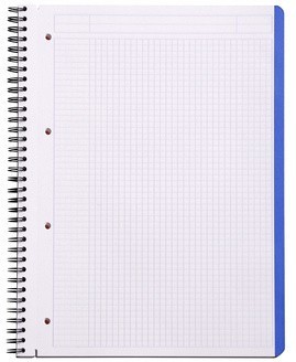 Тетрадь Rhodia 4 Colors Book на спирали, A4+, клетка, с разделителями, 80 г, черный