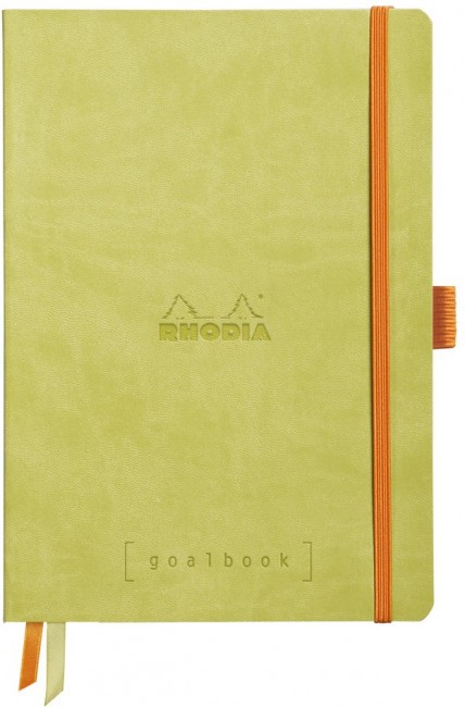 Записная книжка Rhodiarama Goalbook в мягкой обложке, A5, точка, 90 г, Anise Салатовый Записная книжка Rhodiarama Goalbook в мягкой обложке, A5, точка, 90 г, Anise Салатовый