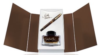 Набор Pelikan Elegance Classic M200 Smoky Quartz 805070: перьевая ручка + флакон чернил Ed