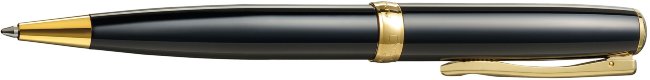Шариковая ручка Diplomat Excellence A2 Black Lacquer Gold