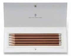 Набор: 5 карандашей в картонной коробке Graf von Faber-Castell, коричневый