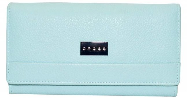 Бумажник Cross Spanish Summer кожаный женский Sky Blue