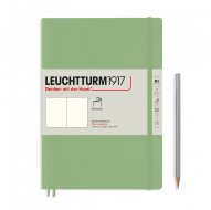 Записная книжка Leuchtturm Composition В5 (нелинованная), 123 стр., мягкая обложка, пастельно-зеленая