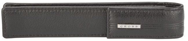 Чехол для ручки CROSS, одинарный, кожаный, черный Чехол для ручки CROSS, одинарный, кожаный, черный