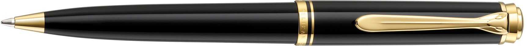 Ручка шариковая Pelikan Souveraen K 800 Black GT, черный, подарочная коробка