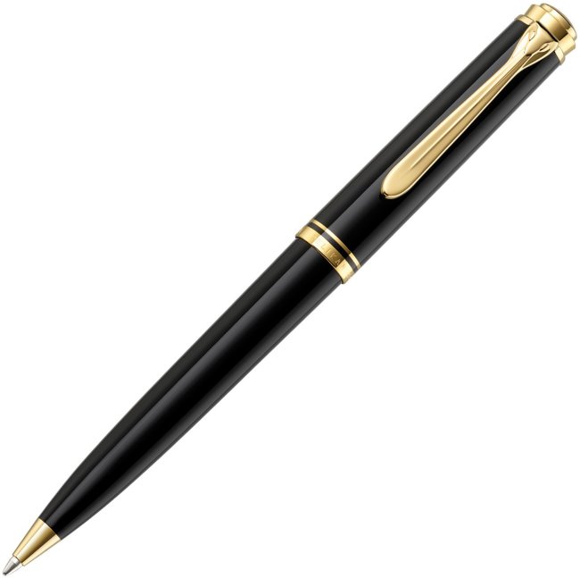Ручка шариковая Pelikan Souveraen K 800 Black GT, черный, подарочная коробка Ручка шариковая Pelikan Souveraen K 800 Black GT, черный, подарочная коробка