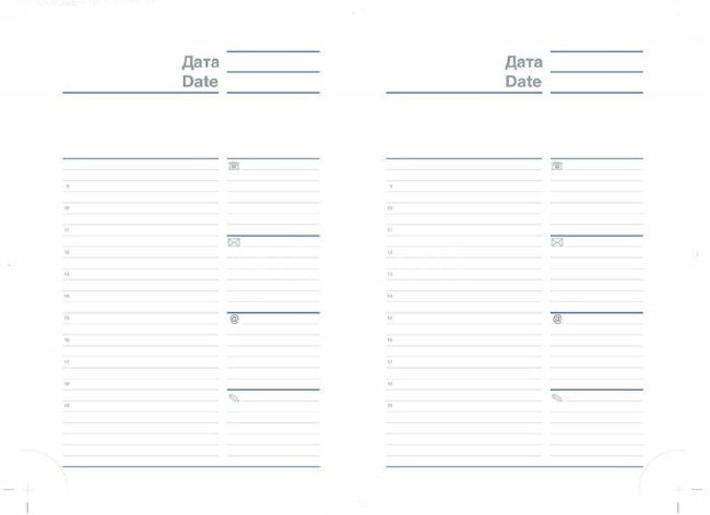 Ежедневник Letts LEXICON A5, позолоченный срез, недатированный, черный