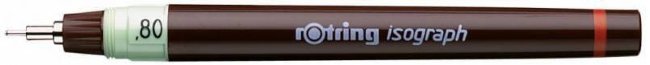 Изограф Rotring 1903495 0.8 мм, корпус бордовый Изограф Rotring 1903495 0.8 мм, корпус бордовый
