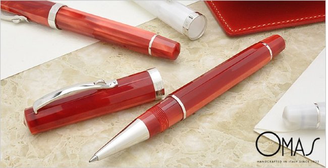 Ручка роллер Omas Milord Cruise Red Ручка роллер Omas Milord Cruise Red