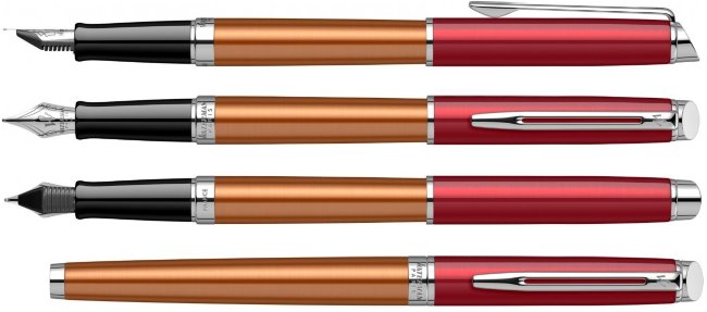 Перьевая ручка Waterman Hemisphere Sunset Orange F Перьевая ручка Waterman Hemisphere Sunset Orange F