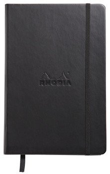 Записная книжка Rhodia Webnotebook в твердой обложке, A5, нелинованная, 90 г, черный Записная книжка Rhodia Webnotebook в твердой обложке, A5, нелинованная, 90 г, черный