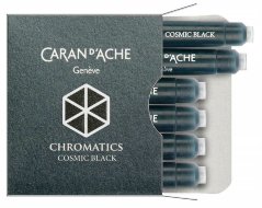 Картриджи Caran d'Ache Chromatics Cosmic Black для перьевых ручек (6шт)