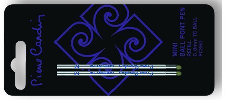 Стержень для шариковой ручки Pierre Cardin класса Luxe и Business, синий, 2шт Стержень для шариковой ручки Pierre Cardin класса Luxe и Business, синий, 2шт