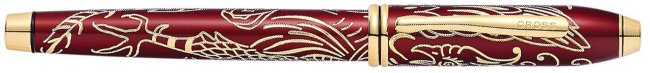 Перьевая ручка Cross Year of the Rooster, красный/золотистый Перьевая ручка Cross Year of the Rooster, красный/золотистый