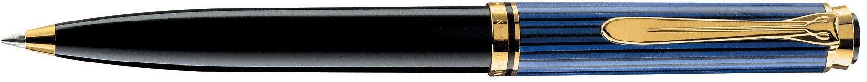 Ручка шариковая Pelikan Souveraen K 800 Black Blue GT, подарочная коробка