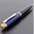 Ручка шариковая Pelikan Souveraen K 800 Black Blue GT, подарочная коробка