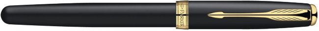 Ручка-роллер Parker Sonnet T528, Matte Black GT Ручка-роллер Parker Sonnet T528, Matte Black GT