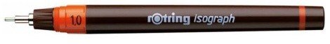 Изограф Rotring 1903496 1.0 мм, корпус бордовый