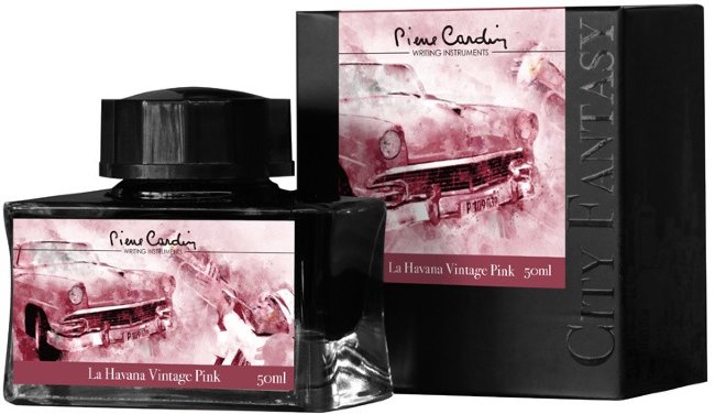 Флакон чернил Pierre Cardin CITY FANTASY La Havana Vintage Pink (50 мл) PC332-L8 Флакон чернил Pierre Cardin CITY FANTASY La Havana Vintage Pink (50 мл) PC332-L8