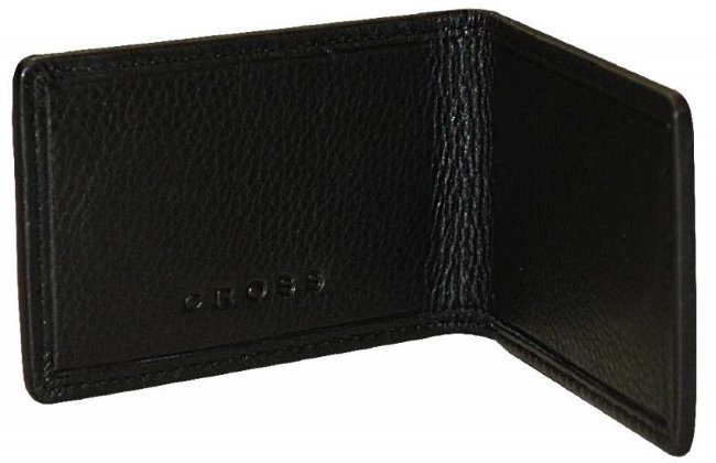 Зажим для банкнот Cross Classic кожаный с магнитной застежкой Black